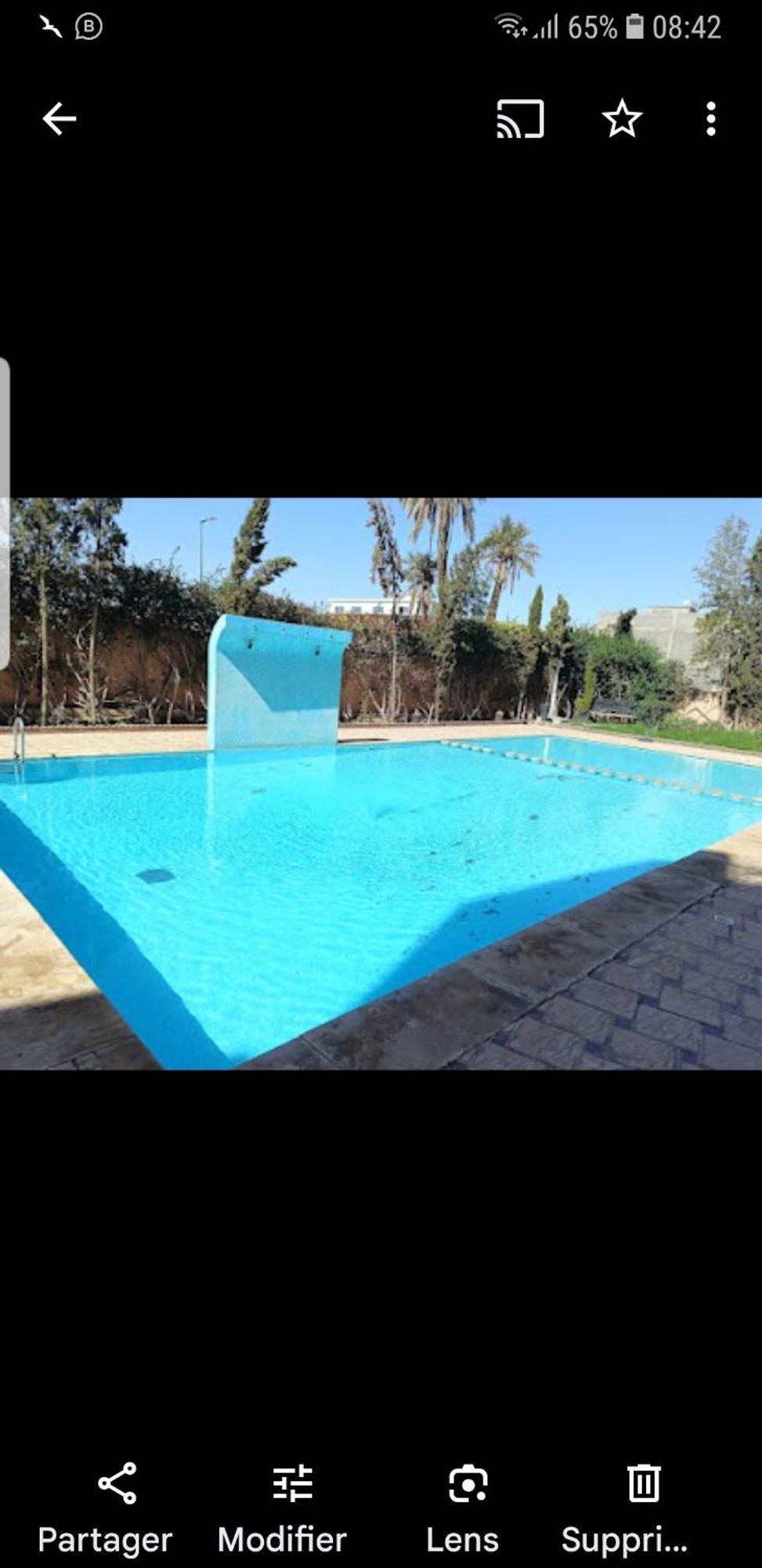 Un Moderne Chic Appartement Vue Sur Piscine Marraquexe Exterior foto